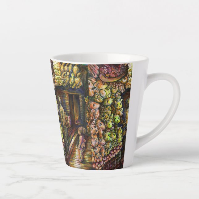 Caneca De Café Latte Norte do Circo (Direita)