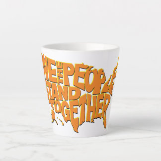 Caneca De Café Latte Nós, as Pessoas, nos unimos