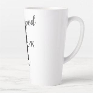 Caneca De Café Latte Nós evitamos a data da carta para adicionar nome d
