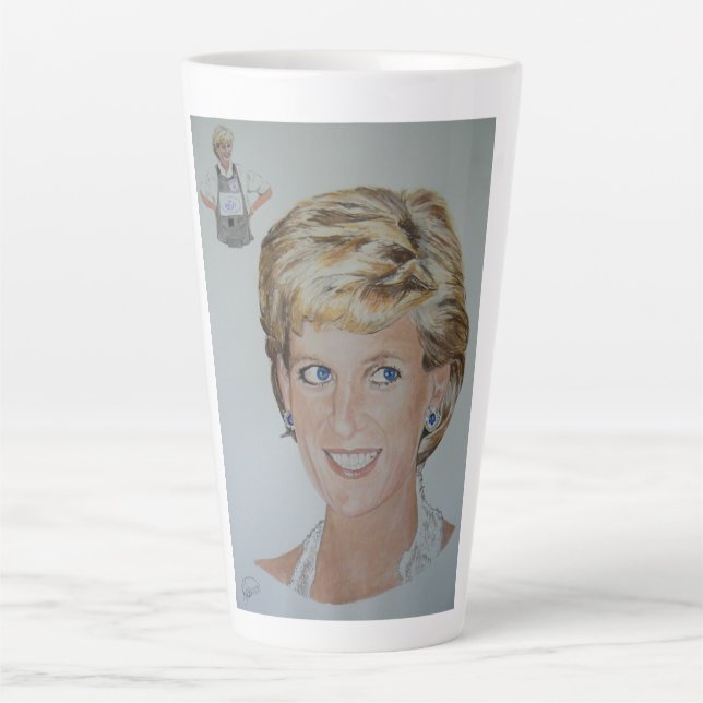 Caneca De Café Latte Nossa Princesa (Frente)