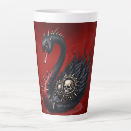 Caneca De Café Latte Not Your Average Swan – Spikes, Skulls & Sass.