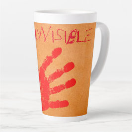Caneca De Café Latte #NotInvisible Latte Mug