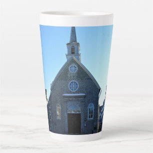 Caneca De Café Latte Notre Dame des Victoires, Cidade Velha do Quebec,
