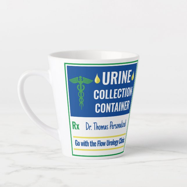 Caneca De Café Latte Novidade Engraçada Médica Enfermeira Coleção Uriná (Esquerda)