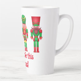 Caneca De Café Latte Nozes de Natal