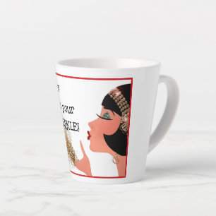 Caneca De Café Latte "Nunca Perder O SPARKLE!" Latte Mug