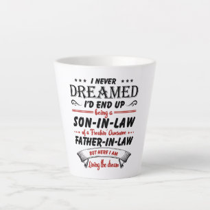 Caneca De Café Latte Nunca Sonhei que acabaria sendo um genro