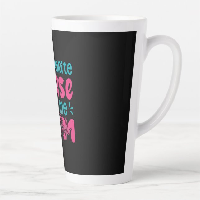 Caneca De Café Latte Nurse Gift | My Favorite Nurse Care Me Mom (Direita)