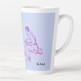Caneca De Café Latte O Artista Latte Mug