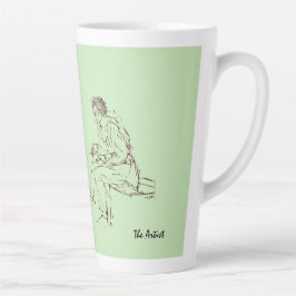 Caneca De Café Latte O Artista Latte Mug