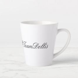 Caneca De Café Latte O Autor Revolucionário #TeamDellis Mug