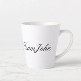 Caneca De Café Latte O Autor Revolucionário #TeamJohn Mug
