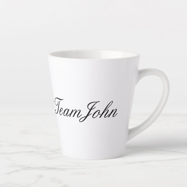 Caneca De Café Latte O Autor Revolucionário #TeamJohn Mug (Direita)