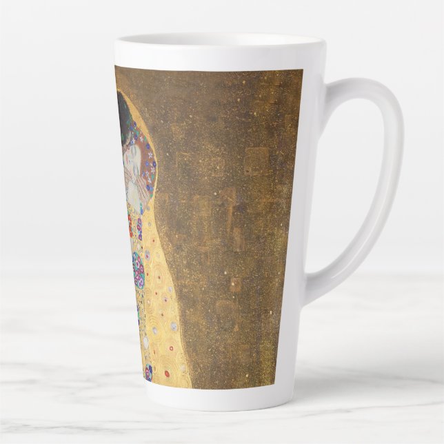 Caneca De Café Latte O Beijo de Gustav Klimt (Direita)