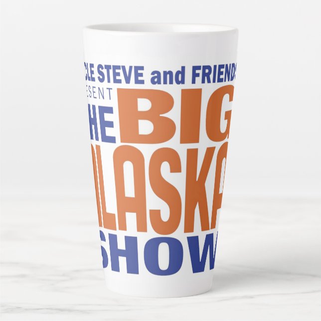 Caneca De Café Latte O Big Alaska Show Latte Mug (Frente)