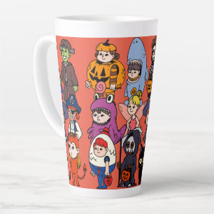 Caneca De Café Latte O bruxo de tubarão-fada de Mikitiez grelhador fran
