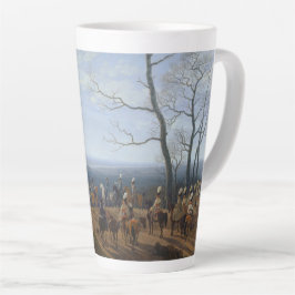 Caneca De Café Latte O cerco de Kosel-Wilhelm von Kobell