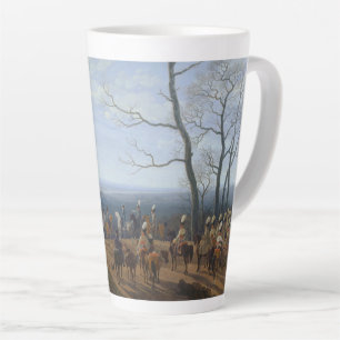 Caneca De Café Latte O cerco de Kosel-Wilhelm von Kobell