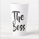 CANECA DE CAFÉ LATTE O CHEFE<br><div class="desc">Um presente ideal para o seu chefe ou um presente divertido para o seu parceiro.</div>