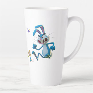 Caneca De Café Latte O coelho zangado