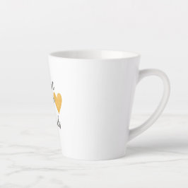 Caneca De Café Latte O coração do ensino