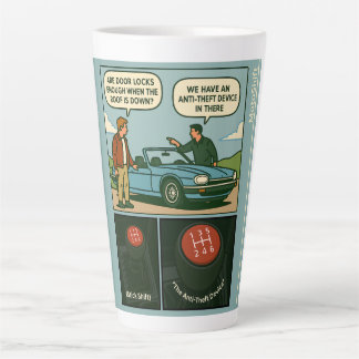 Caneca De Café Latte O Dispositivo Anti-Furto (Câmbio Manual)