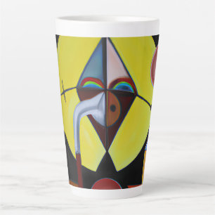 Caneca De Café Latte O Doutor da Peste - Pintura a Óleo