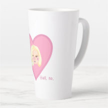 O humor das garotas de Latte Mug