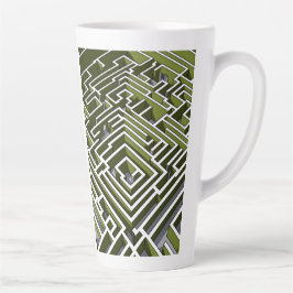 Caneca De Café Latte O labirinto da cobertura