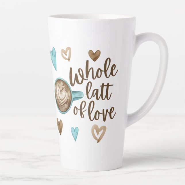 Caneca De Café Latte O Latte De Amor? (Direita)