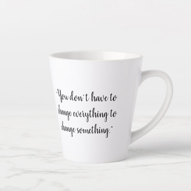 Caneca De Café Latte O Latte Mug da Mama Kim por Mudança (Direita)