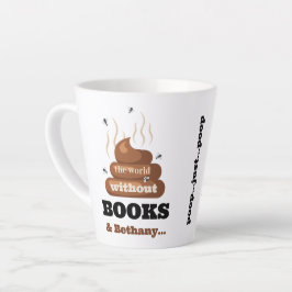 Caneca De Café Latte O Livro Mais Amigo Engraçado Passa O Aniversário L