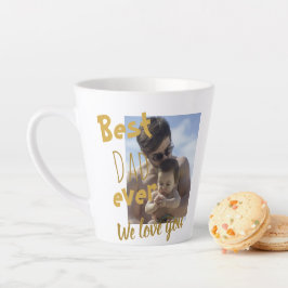 Caneca De Café Latte O Melhor Pai legal Que Te Ama Foto
