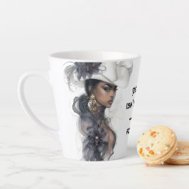 Caneca De Café Latte O poder não está alto — está posicionado