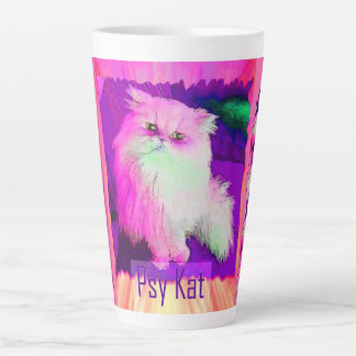 Caneca De Café Latte O PSY Kat / A taça de papel do Gato Psicológico (p