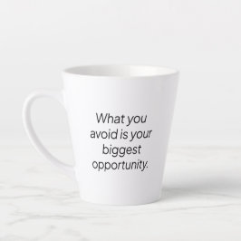 Caneca De Café Latte O Que Evita A Caneta Latino