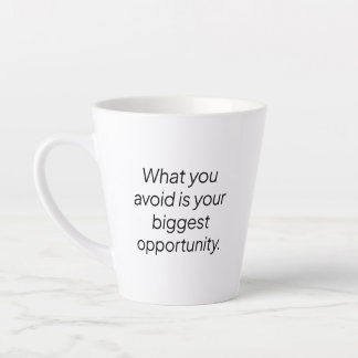 Caneca De Café Latte O Que Evita A Caneta Latino