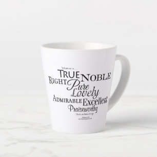 Caneca De Café Latte "O que quer que seja. . ." Mug Inspiracional