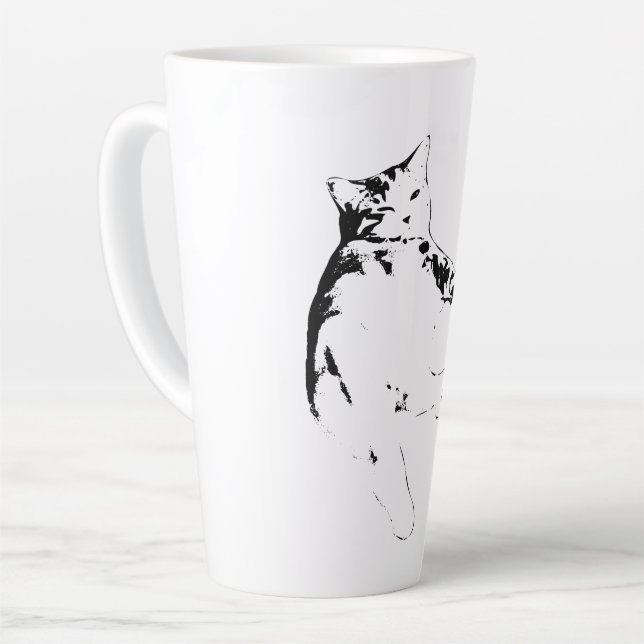 Caneca De Café Latte O que se passa, humano (Ângulo esquerdo)