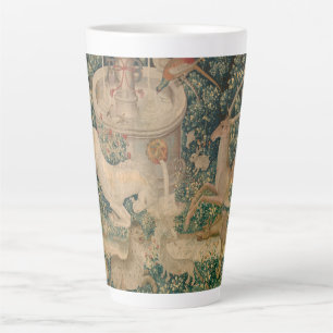 Caneca De Café Latte O Unicórnio é Encontrado, Tapeçaria Medieval