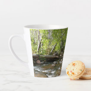 Caneca De Café Latte Oak Creek II na Fotografia da Sedona Arizona Natur