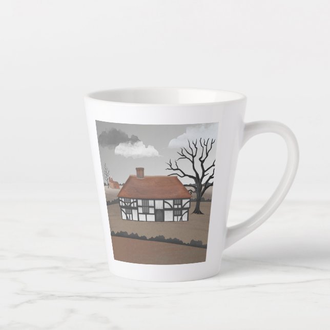 Caneca De Café Latte Oak Tree Manor (Direita)