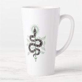 Caneca De Café Latte Oásis da Serpente