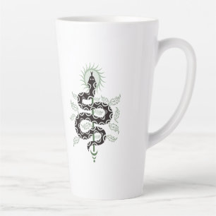 Caneca De Café Latte Oásis da Serpente