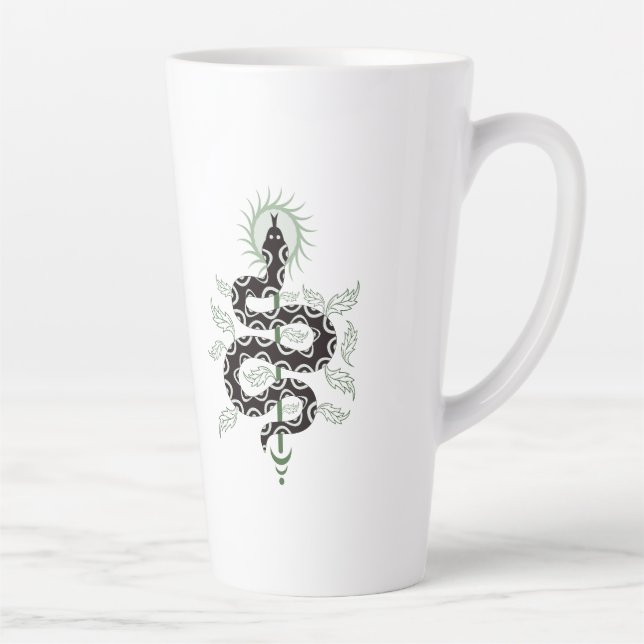 Caneca De Café Latte Oásis da Serpente (Direita)