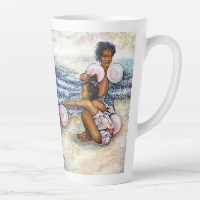 Caneca De Café Latte Obcecado com Conquistar o Impossível (Direita)