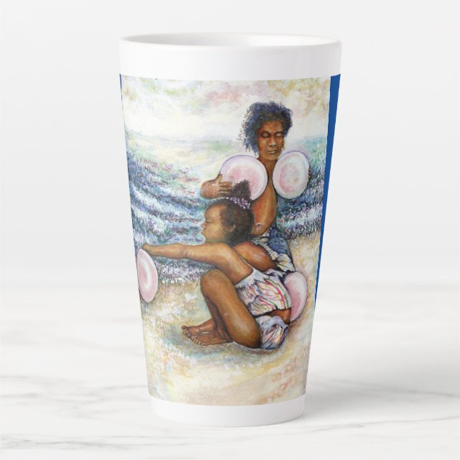 Caneca De Café Latte Obcecado com Conquistar o Impossível (Frente)