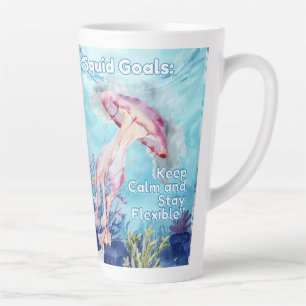 Caneca De Café Latte Objetivos de Lulas