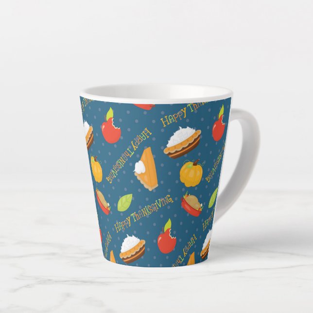 CANECA DE CAFÉ LATTE OBRIGADO À TURQUIA DE PEDAÇOS DE PAPEL (Ângulo direito)