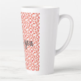 Caneca De Café Latte Obrigado por tudo!